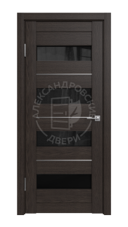 Межкомнатная дверь Жозефина (Лунная ночь, Лакобель черный)